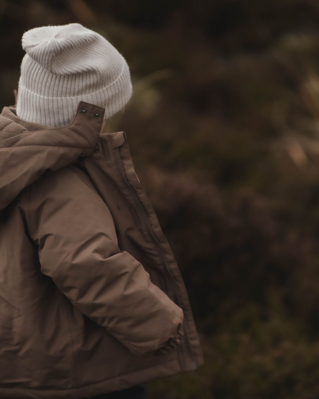 Mössa i merinoull – Beige