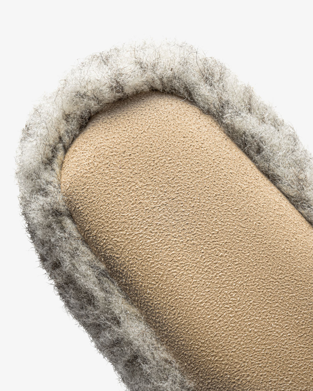 Ulltofflor Ljusgråa (Hög modell)