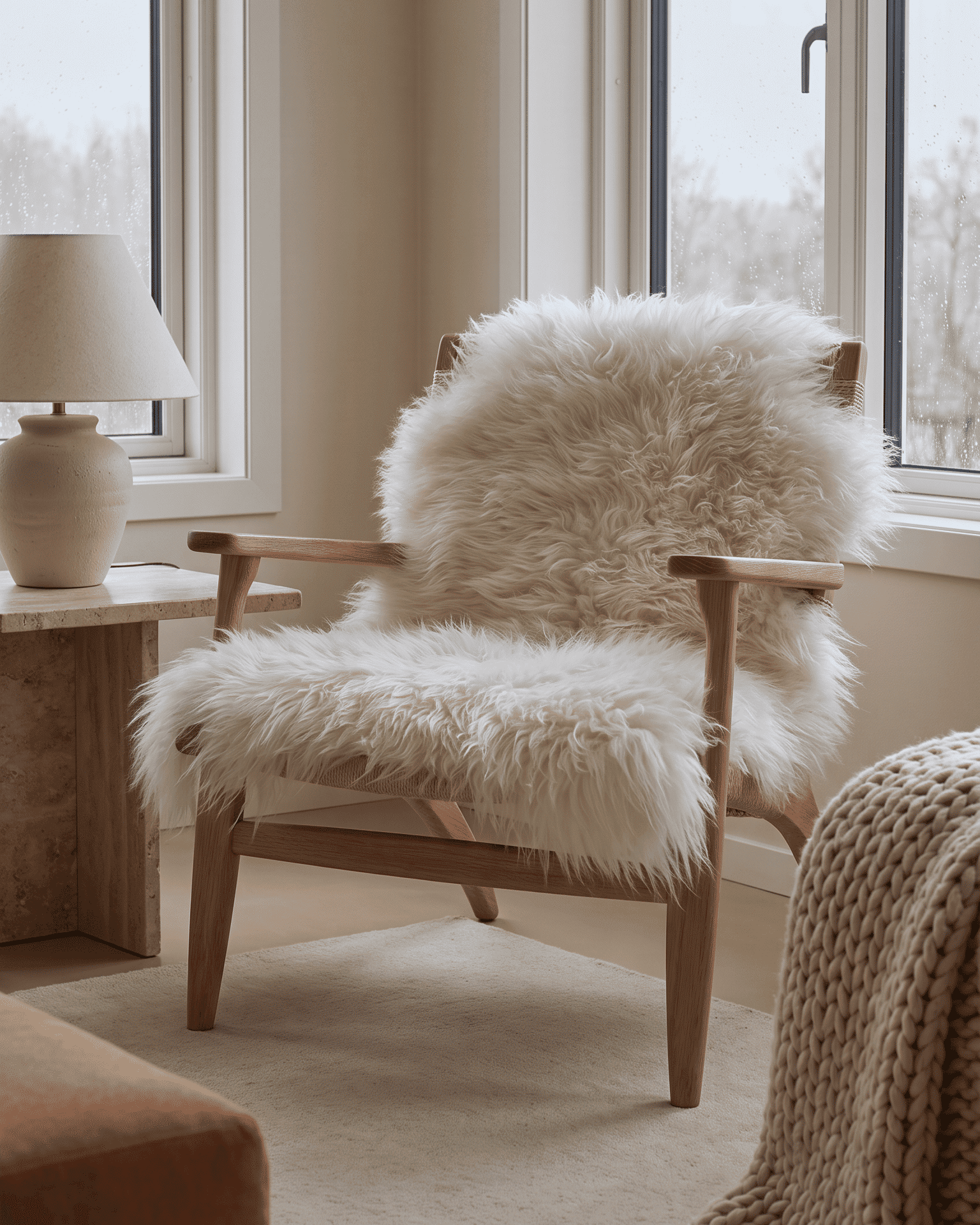 Lammeskind - Hvid - The Cozy Sheep