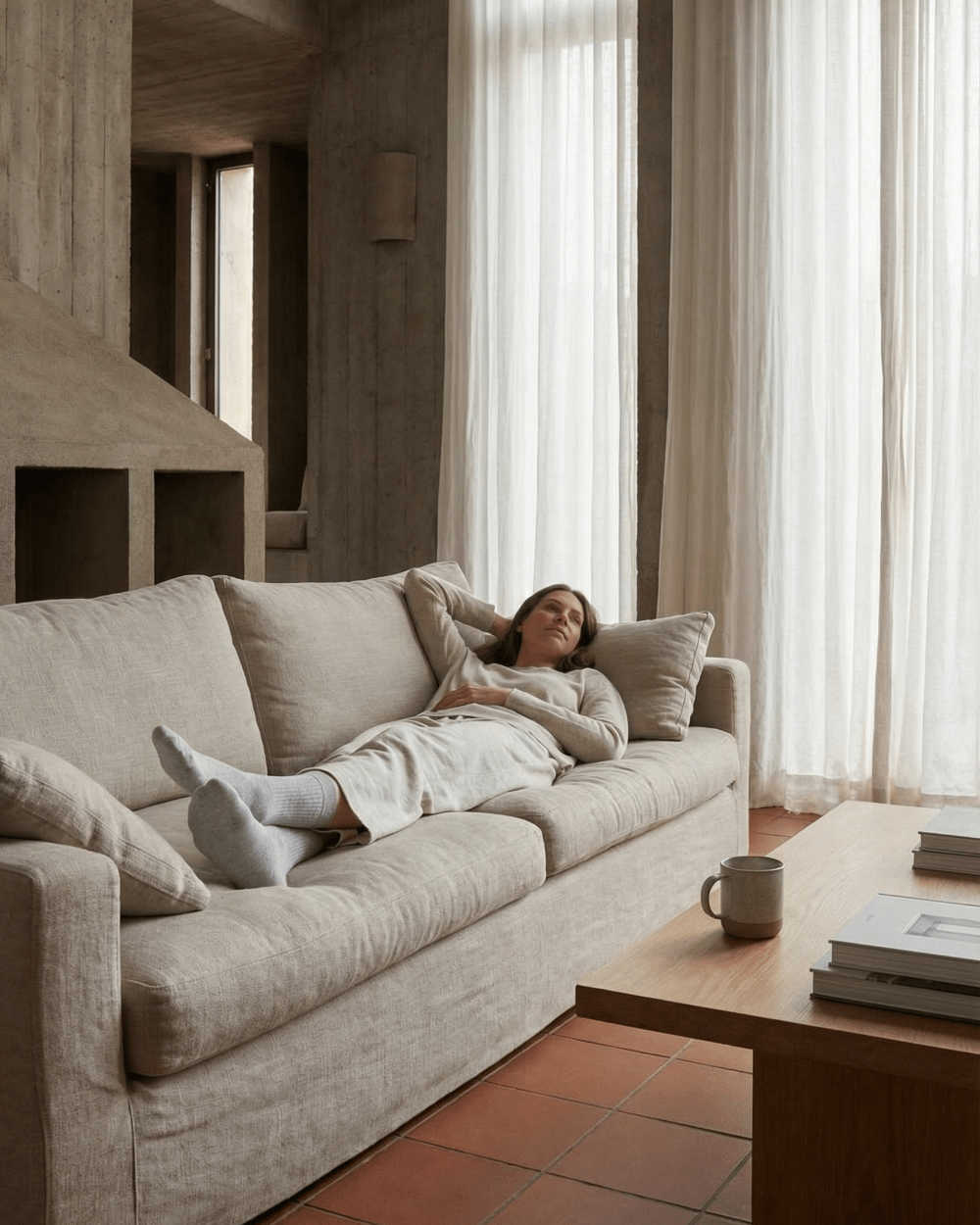 Luksus hverdagsstrømper i merinould - Grå - The Cozy Sheep