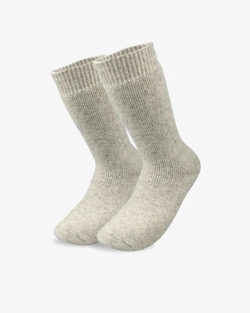 Ulltermossockor - Ljusgrå