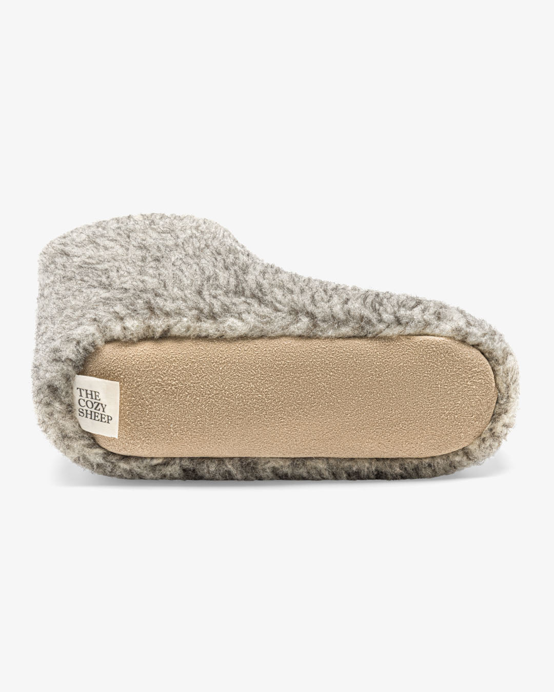 Uldhjemmesko – Lysegrå (Høj model) - The Cozy Sheep