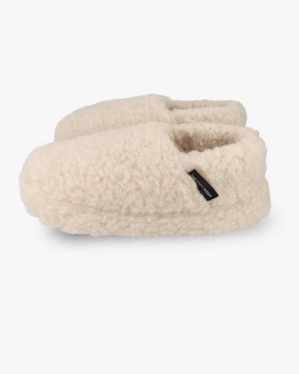 Tofflor i merinoull – Beige