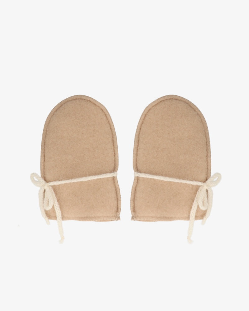 Babyvantar i ull - Beige