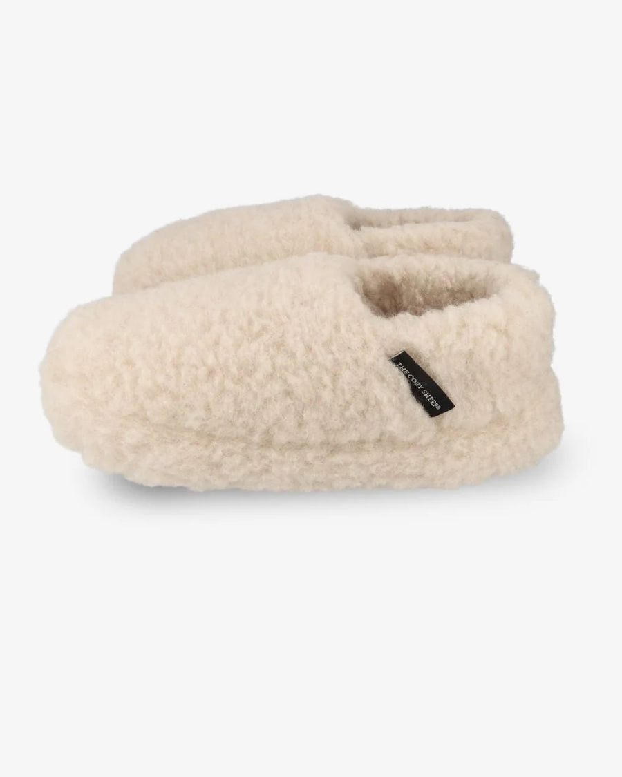 Ulltofflor i merinoull – Beige