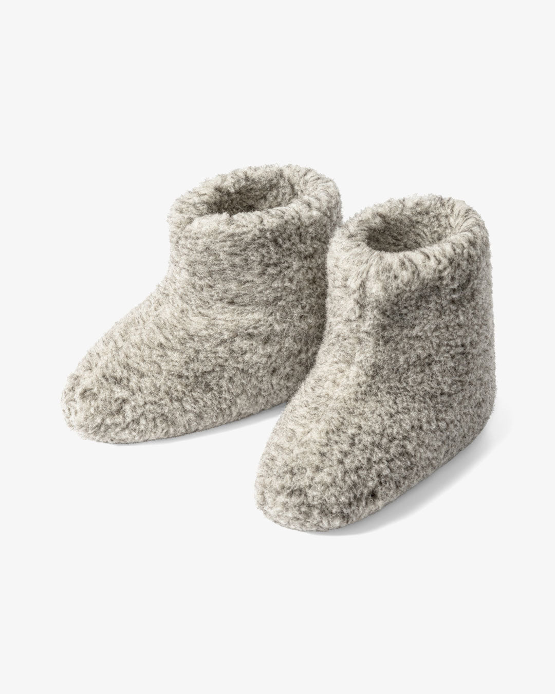 Uldhjemmesko – Lysegrå (Høj model) - The Cozy Sheep