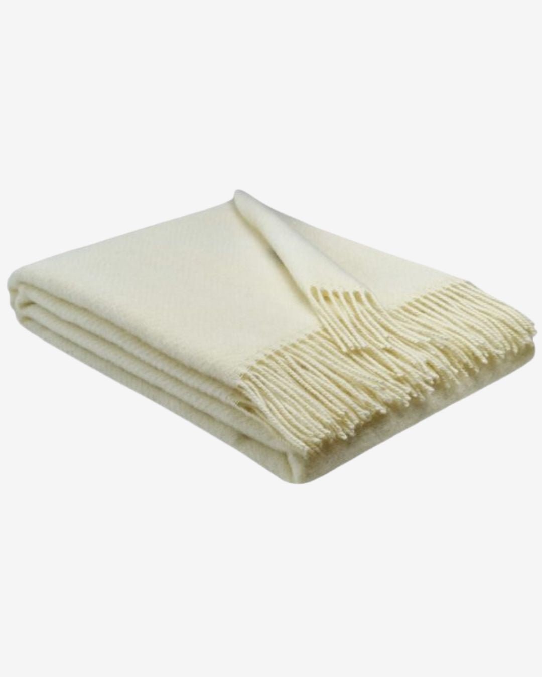 Uldplaid 140 x 200 cm - Creme - The Cozy Sheep